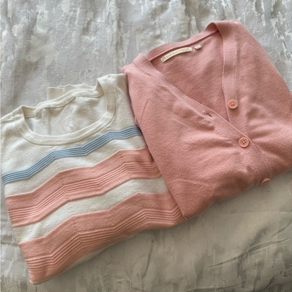 Sweaters size L Ted Lapidus and Horizontal Striped one bundle
